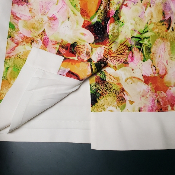 Club Monaco Floral Skirt Size 0 - Picture 3 of 10